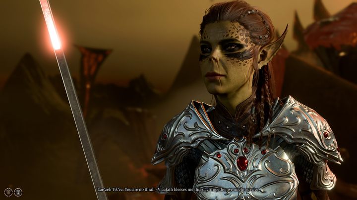 In the next room, you'll meet Lae'zel, a githyanki warrior - Baldurs Gate 3: Escape the Nautiloid walkthrough - Baldurs Gate 3: Prologue - Baldurs Gate 3 Guide, Walkthrough