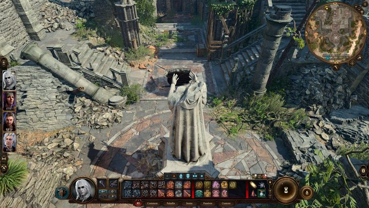 Before you continue and visit the nearby Druid Grove, it is worth visiting the Overgrown Ruins east of the Nautiloid wreck - Baldurs Gate 3: Removing the Parasite walkthrough - Baldurs Gate 3: Act 1 - Baldurs Gate 3 Guide, Walkthrough