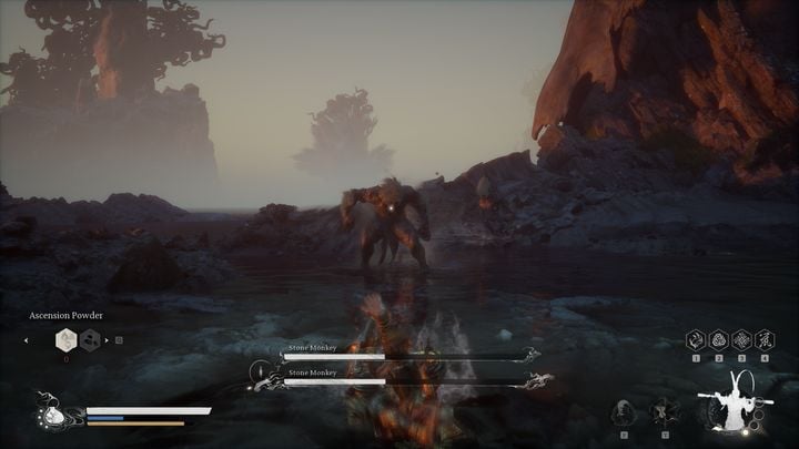 The whole boss fight essentially involves learning when you can approach and attack it and when you shouldn't do that and charge your attacks instead - Black Myth Wukong: How to defeat the Stone Monkey boss? - Chapter 6 - Black Myth Wukong Guide