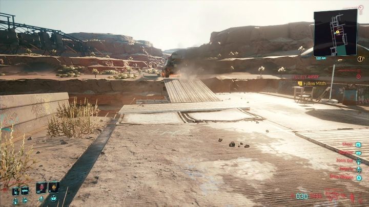 When you get to the bridge, talk to your companion - Cyberpunk 2077: Ill Fly Away walkthrough - Cyberpunk 2077: Exploration Side missions - Cyberpunk 2077 Guide