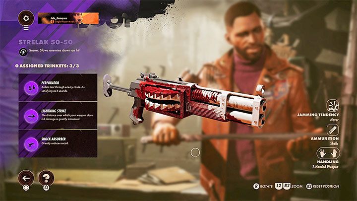 You can have different trinkets assigned to different weapons you own - Deathloop: How to use trinkets? - FAQ - Deathloop Guide