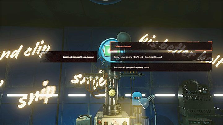 Interact with the 2-BIT machine and select Choosing an Invader - it became available thanks to using the terminal in the Fristad Rock - Deathloop: Game Over - trophy, how to get? - Trophy Guide - Deathloop Guide