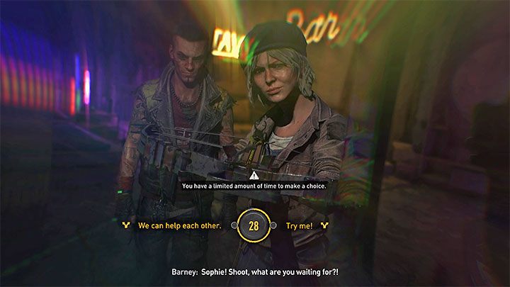 You have to reach the metal gate in one of the corridors of the building that you passed earlier on your way to the courtyard - Dying Light 2: Meet with Aitor or Sophie? The Raid - Important Choices - Dying Light 2 Guide