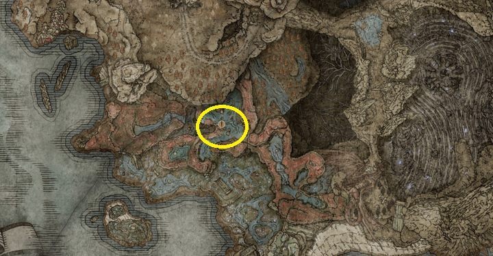 The entrance to the canyon is located in the western part of the Cerulean Coast - Shadow of the Erdtree: New weapons - Shadow of the Erdtree: Basics - Elden Ring Guide