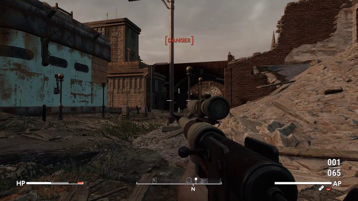 The road to the still operational London Bridge leads through the city's narrow streets - Fallout London: Where to find Archie in Rotherhithe (Lands of the Seraph quest)? - Fallout: London: Walkthrough - Fallout London Guide