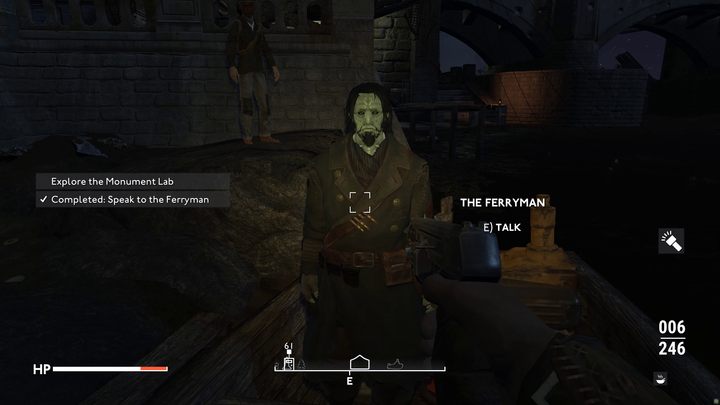 Pay and reach the other side - Fallout London: Where to find Archie in Rotherhithe (Lands of the Seraph quest)? - Fallout: London: Walkthrough - Fallout London Guide