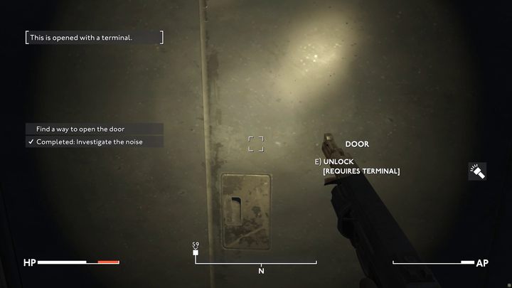 As you enter, you will hear disturbing sounds coming from the room on the right - Fallout London: Where to find Archie in Rotherhithe (Lands of the Seraph quest)? - Fallout: London: Walkthrough - Fallout London Guide