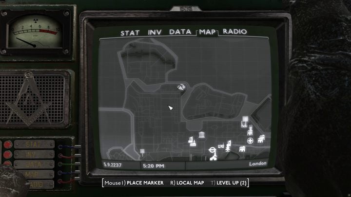 The exit from the station is to the right of the stairs you used to exit the tunnel - Fallout London: How to get to Angel Lab? - Fallout: London: Walkthrough - Fallout London Guide