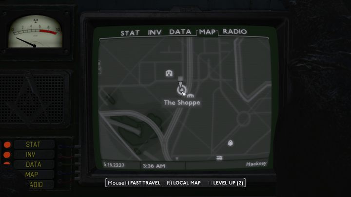 Your next stop will be the Hackney district, which you have already had the opportunity to visit during the Heavenslayer mission - Fallout London: How to get leader letters? - Fallout: London: Walkthrough - Fallout London Guide