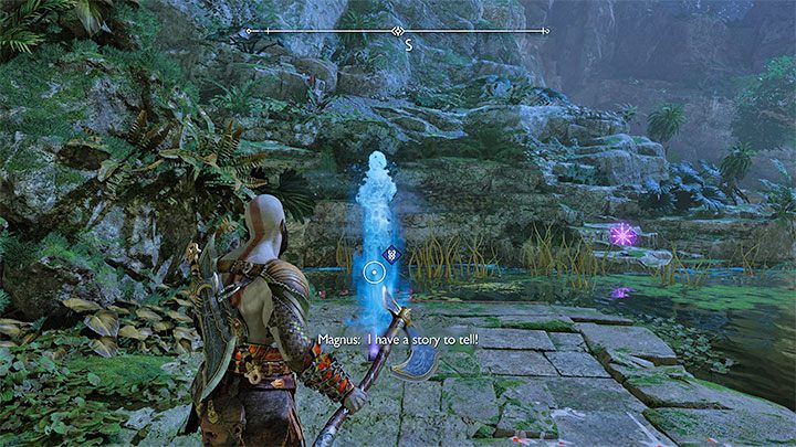 You can unlock this favour by traveling to The Jungle and finding a phantom named Magnus - he can be found on the other side of the dam in the western part of the region - God of War Ragnarok: The Plains, Vanaheim - secrets, collectibles - God of War Ragnarok: Vanaheim - God of War Ragnarok Guide