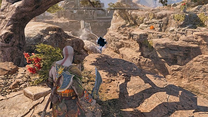 Rift #1 is located northwest of the dwarven store and Mystic Gateway - you can access it from the east (along the way you'll unlock a shortcut in the nearby ruins) - God of War Ragnarok: The Plains, Vanaheim - secrets, collectibles - God of War Ragnarok: Vanaheim - God of War Ragnarok Guide