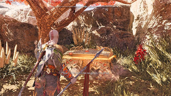 First you must reach the rock obstacle from the other side and find the final weak point - God of War Ragnarok: The Plains, Vanaheim - secrets, collectibles - God of War Ragnarok: Vanaheim - God of War Ragnarok Guide