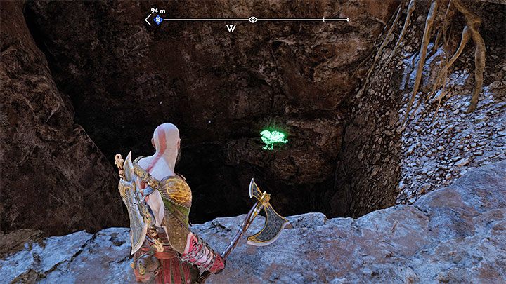 Raven #3 is on a lower level in the north-western part of the region - God of War Ragnarok: The Plains, Vanaheim - secrets, collectibles - God of War Ragnarok: Vanaheim - God of War Ragnarok Guide