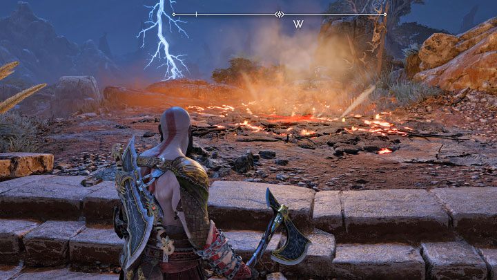 The hole is in the northern part of the region - God of War Ragnarok: The Plains, Vanaheim - secrets, collectibles - God of War Ragnarok: Vanaheim - God of War Ragnarok Guide