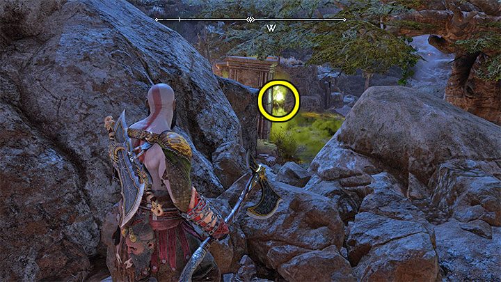 This rune board is in a locked north-western part of the region - God of War Ragnarok: The Plains, Vanaheim - secrets, collectibles - God of War Ragnarok: Vanaheim - God of War Ragnarok Guide