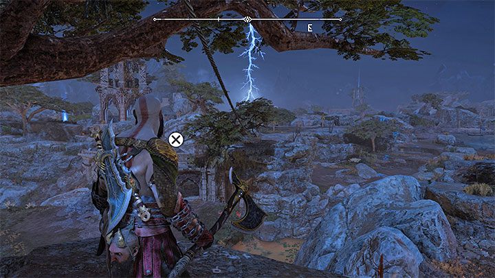 Getting to this secret is a little problematic - it is on a higher shelf in the western part of The Plains and finding a climbing spot is difficult - God of War Ragnarok: The Plains, Vanaheim - secrets, collectibles - God of War Ragnarok: Vanaheim - God of War Ragnarok Guide