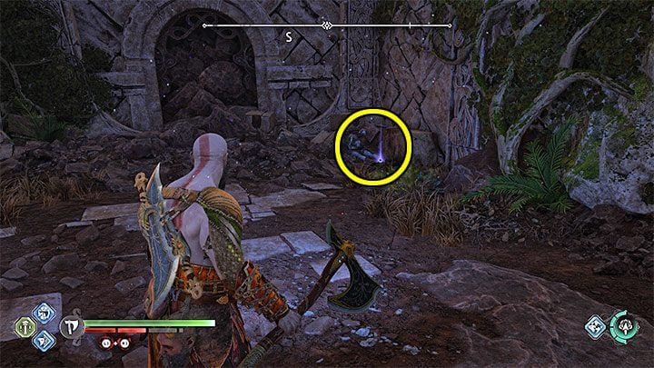 This artifact is obtainable at nighttime - God of War Ragnarok: The Jungle, Vanaheim - secrets, collectibles - God of War Ragnarok: Vanaheim - God of War Ragnarok Guide