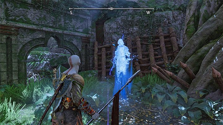 You can unlock this favour by finding a ghost named Andor - he's in the southern part of the jungle, available only after opening the dam and flooding the Crater - God of War Ragnarok: The Jungle, Vanaheim - secrets, collectibles - God of War Ragnarok: Vanaheim - God of War Ragnarok Guide