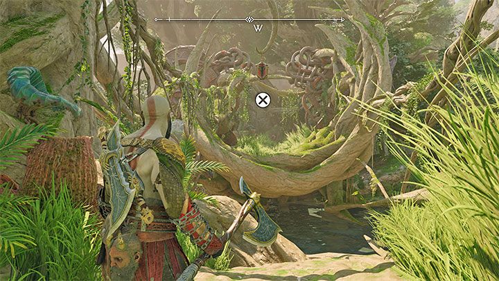 There are 4 stags to find around The Crater and there is a favour involving them - God of War Ragnarok: The Jungle, Vanaheim - secrets, collectibles - God of War Ragnarok: Vanaheim - God of War Ragnarok Guide