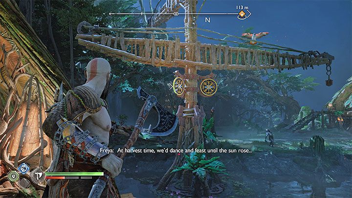 Alternatively, you can reach the village from the south, from Eastern Barri Woods - God of War Ragnarok: Returning to the Abandoned Village in Vanaheim - God of War Ragnarok: Completing 100% of maps - God of War Ragnarok Guide