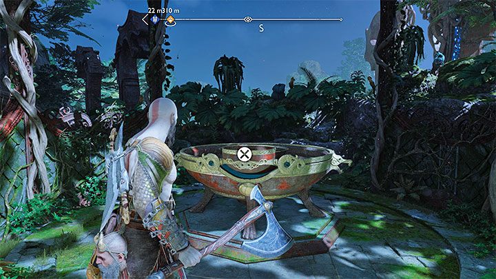 On your second visit to Vanaheim, you will learn how to use Celestial Altars - they change the time of day in this realm - God of War Ragnarok: Interactive map - Vanaheim - God of War Ragnarok: Interactive maps - God of War Ragnarok Guide