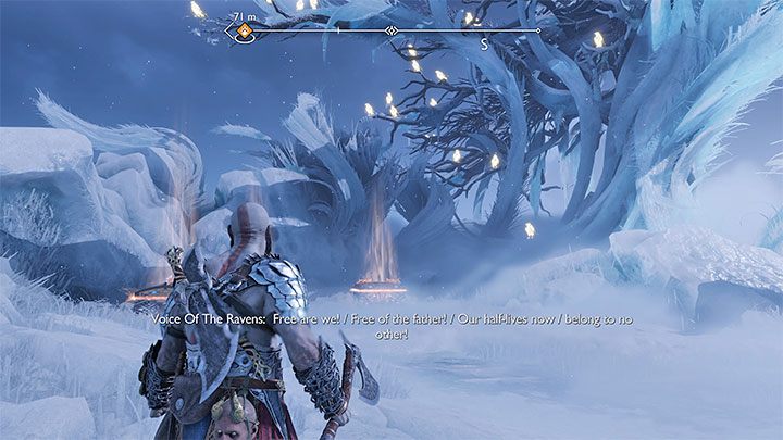 Niflheim is home to an optional area tied to the Raven Tree - God of War Ragnarok: Interactive map - Niflheim - God of War Ragnarok: Interactive maps - God of War Ragnarok Guide