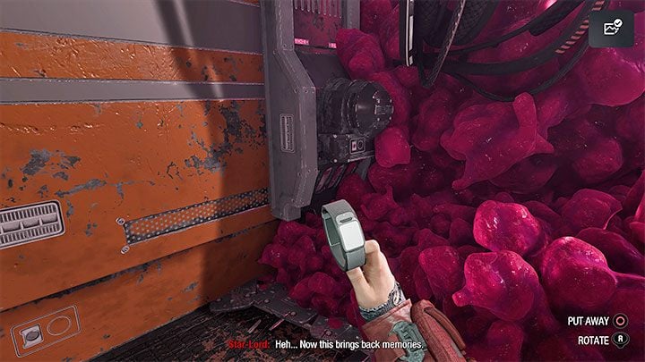 Guardian Collectible is a category of all kinds of artifacts linked to a specific team member - Guardians of the Galaxy: All secrets - list - Secrets & Collectibles - Guardians of the Galaxy Guide