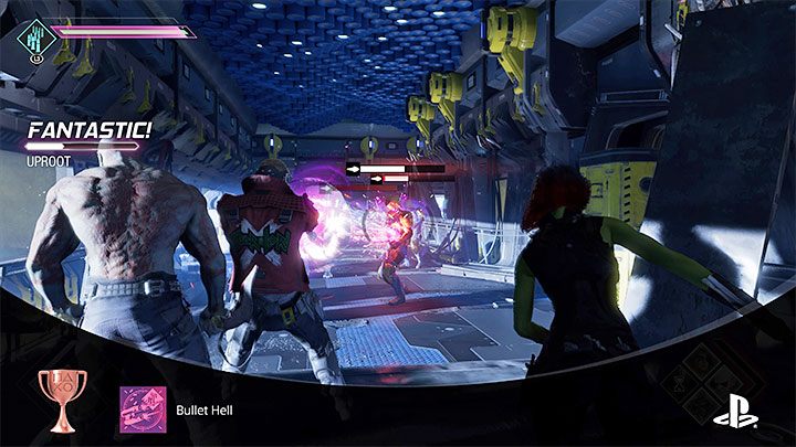 The Fan the Hammer ability can be selected from the ability menu - Guardians of the Galaxy: Trophies/Achievements - list - Trophy Guide - Guardians of the Galaxy Guide