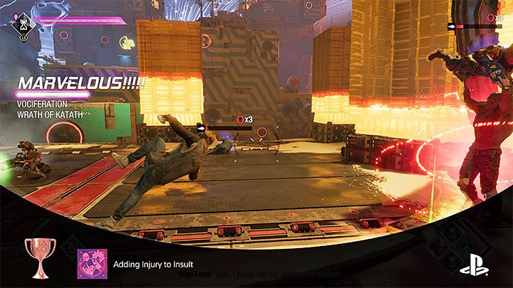 The Wrath of Katath ability can be selected from the ability menu - Guardians of the Galaxy: Trophies/Achievements - list - Trophy Guide - Guardians of the Galaxy Guide