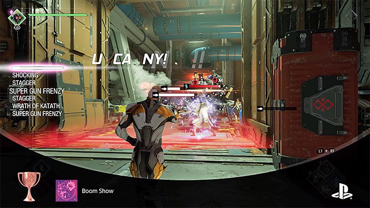 The Five Barrel Barrage ability can be selected from the ability menu - Guardians of the Galaxy: Trophies/Achievements - list - Trophy Guide - Guardians of the Galaxy Guide