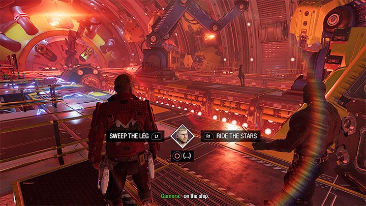 Each banter offers at least two variants of behavior - you can, for example, express your opinion on a topic or agree with one of the comrades - Guardians of the Galaxy: Choices and dialogues - basic information - Important choices - Guardians of the Galaxy Guide