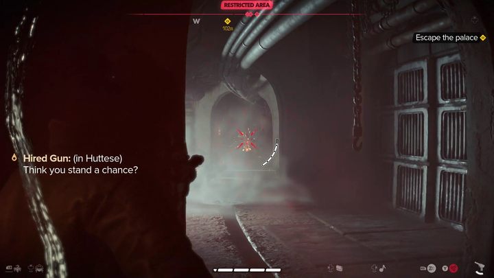 Use the concrete walls connecting parts of the corridor as cover and eliminate the guards as they come - Star Wars Outlaws: Partners - walkthrough - Tatooine - Star Wars Outlaws Guide