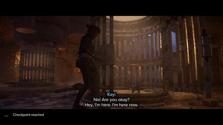 After defeating the enemies, go to the cage near the door and free Nix, then exit through the door the trainer entered earlier - Star Wars Outlaws: Partners - walkthrough - Tatooine - Star Wars Outlaws Guide