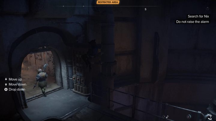 Wait until the guard leaves the room - Star Wars Outlaws: Partners - walkthrough - Tatooine - Star Wars Outlaws Guide