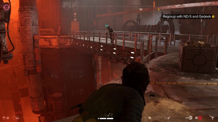 After activating the passage for companions, another platforming section awaits you, as well as a fight with Zerek Besh agents - Star Wars Outlaws: Legacy - walkthrough - Epilogue - Star Wars Outlaws Guide