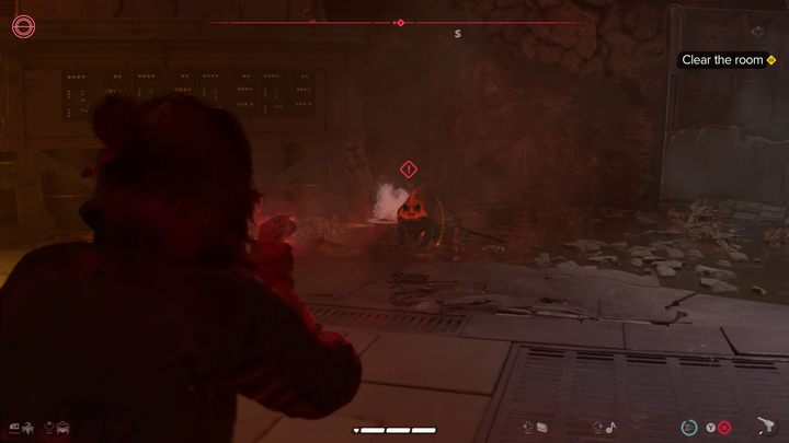 Gedeek will cut a passage for you in the grates - Star Wars Outlaws: Legacy - walkthrough - Epilogue - Star Wars Outlaws Guide