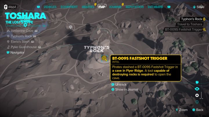 3 - Star Wars Outlaws: Where to find the BT-009S Fastshot Trigger in Typhon Rock? - Quests and data - Star Wars Outlaws Guide