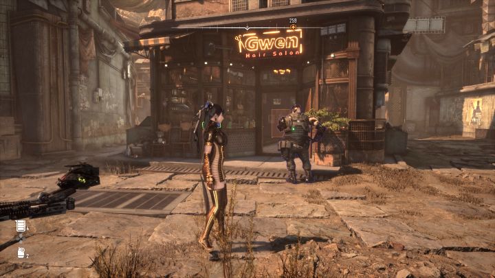 We have marked the location of the hair salon in Xion - learn more on the How to change Eve's hairstyle - Stellar Blade: Interactive map - Stellar Blade: Basics - Stellar Blade Guide