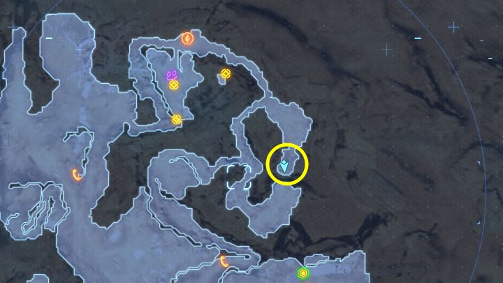 The chest with the design is in the north-eastern part of the Wasteland - Stellar Blade: All EVE costumes map - Secrets and Collectibles - Stellar Blade Guide