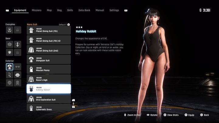 Visit any repair console and craft the suit with materials - Stellar Blade: All EVE costumes map - Secrets and Collectibles - Stellar Blade Guide