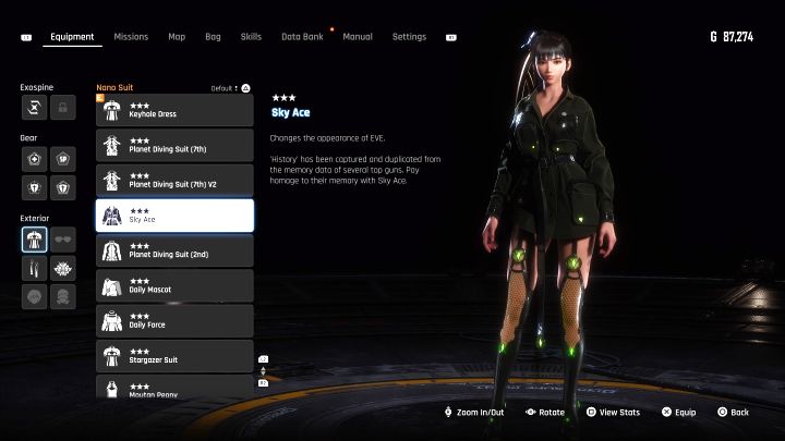 Kaya from the Sisters' Junk shop in Xion can give you a few side quests, and one of them is called the Encounter - Stellar Blade: All EVE costumes map - Secrets and Collectibles - Stellar Blade Guide