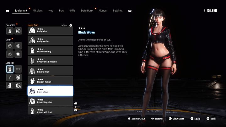 Upon reaching the last shelf, turn towards the roof from picture 1 - run and do a double jump to grab the yellow edge - Stellar Blade: All EVE costumes map - Secrets and Collectibles - Stellar Blade Guide