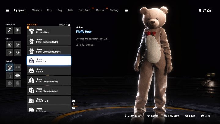 You will receive the outfit as one of the rewards for completing the mission - Stellar Blade: All EVE costumes map - Secrets and Collectibles - Stellar Blade Guide