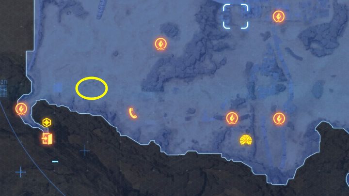 Examine a fragment of the desert in the south-western part of the map (watch out for shifting sands in the vicinity - Stellar Blade: All Cans map - Secrets and Collectibles - Stellar Blade Guide
