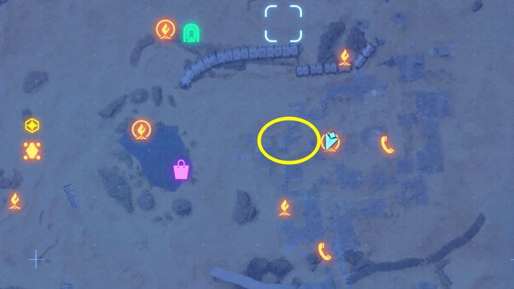 Travel to Buried Ruins which are found east from Oasis - Stellar Blade: All Cans map - Secrets and Collectibles - Stellar Blade Guide