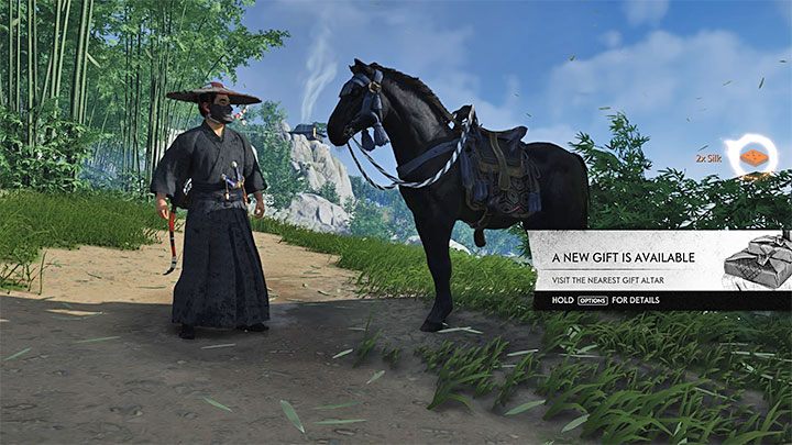 Gifts are received from the native inhabitants of Tsushima - Ghost of Tsushima: How to get gifts? - World exploration - Ghost of Tsushima Guide, Walkthrough