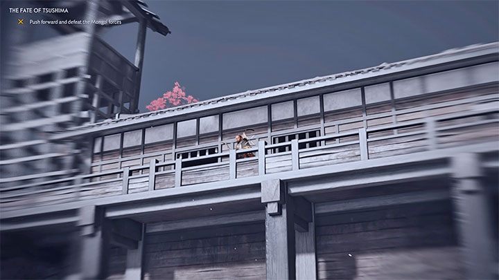 The archers on the walls, as shown in the picture, may cause some trouble - Ghost of Tsushima: The Fate Of Tsushima walkthrough - Act 2 - Ghost of Tsushima Guide, Walkthrough