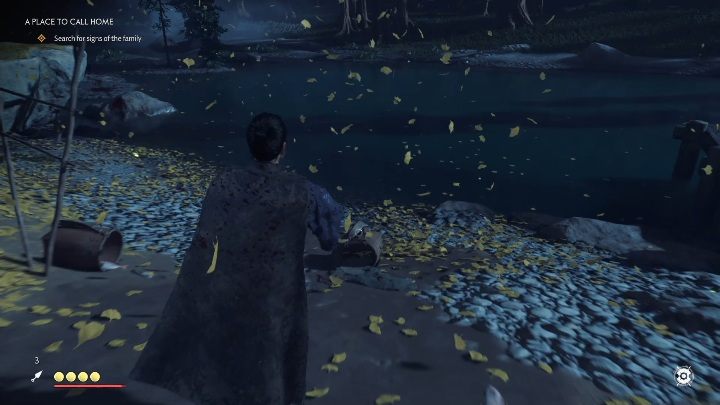 After defeating the Mongols, search the area around the house and then give the man the bad news - Ghost of Tsushima: A Place to Call Home walkthrough, Tales of Tsushima - Other tales - Ghost of Tsushima Guide, Walkthrough