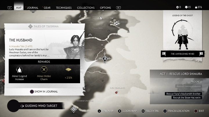 How to unlock: Complete The Headman side mission - Ghost of Tsushima: The Husband walkthrough, A Masako Tale - A Masako Tale - Ghost of Tsushima Guide, Walkthrough