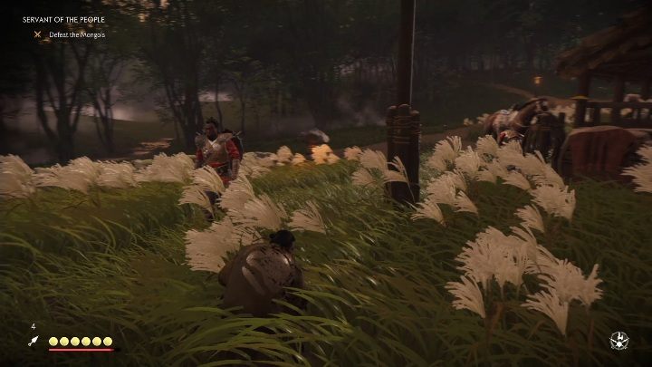 Get out of the barrel and attack the Mongols - Ghost of Tsushima: Servant of the People walkthrough, A Kenji Tale - A Kenji Tale - Ghost of Tsushima Guide, Walkthrough